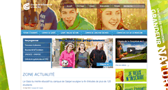 Desktop Screenshot of cegepgim.ca